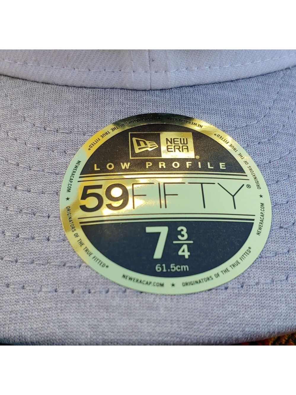 New Era Dodgers 59FIFTY Low Profile 7 3/4 Baseball Cap White Gray and Blue Logo - Picture 11 of 15